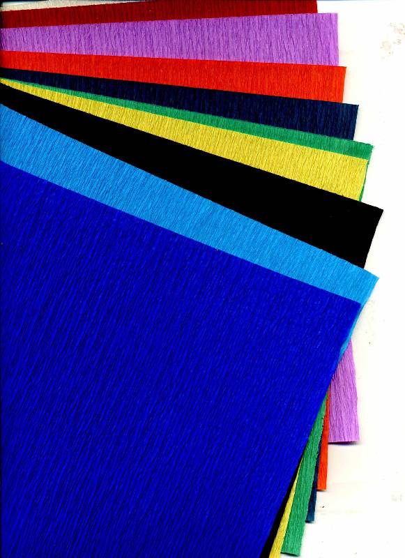 Иллюстрация 1 из 5 для Набор крепированной цветной бумаги 10л/10цв. НДТ-002 | Лабиринт - канцтовы. Источник: ilamtel