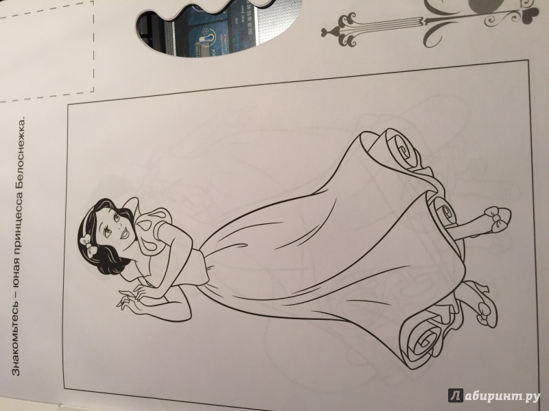 Иллюстрация 1 из 4 для Принцессы. Возьми, наклей и раскрась (№1418) | Лабиринт - книги. Источник: Фирсова  Наталья
