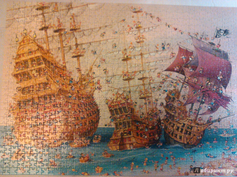 Иллюстрация 11 из 26 для Мозаика Puzzle-1000 Корсары, Ruyer | Лабиринт - игрушки. Источник: Васендина  Елена Викторовна