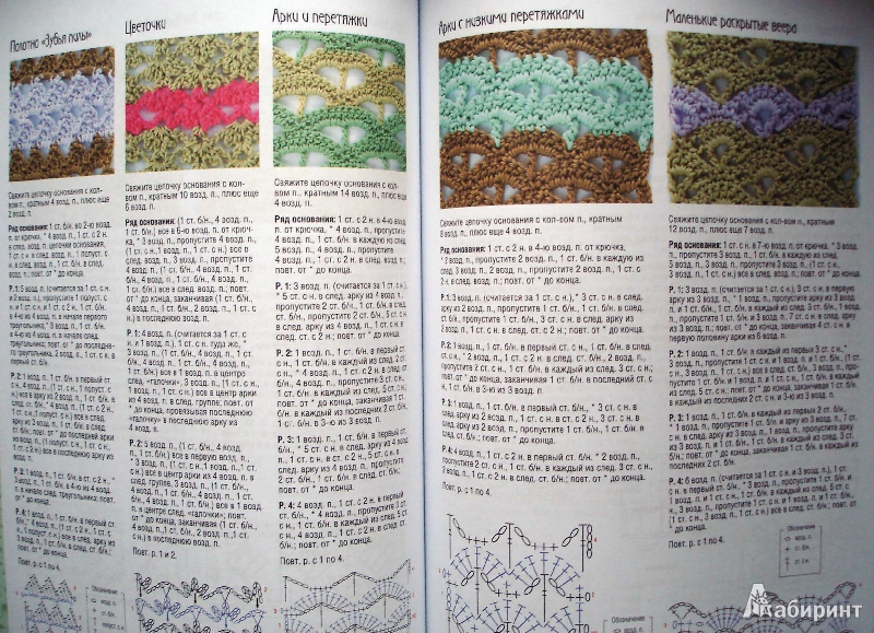 Иллюстрация 26 из 26 для 200 цветов, мотивов и бордюров для вязания крючком - Клэр Кромптон | Лабиринт - книги. Источник: Elllen