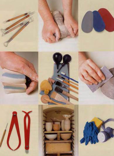 Иллюстрация 1 из 26 для Керамика для начинающих: создание, декорирование и обжиг изделий из глины - Джеки Эткин | Лабиринт - книги. Источник: Galia