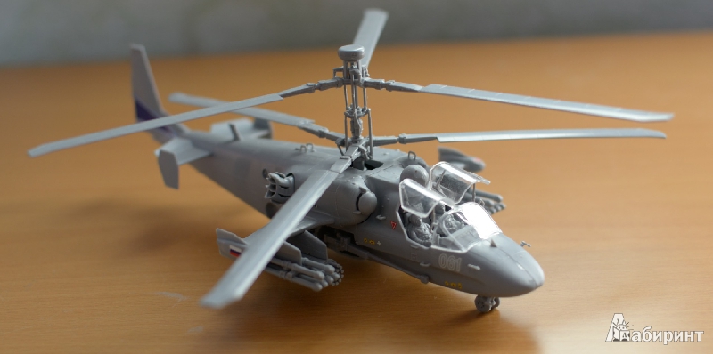 Иллюстрация 4 из 17 для Сборная модель "Российский боевой вертолет Ка-52 "Аллигатор" (7224) | Лабиринт - игрушки. Источник: Lustralis