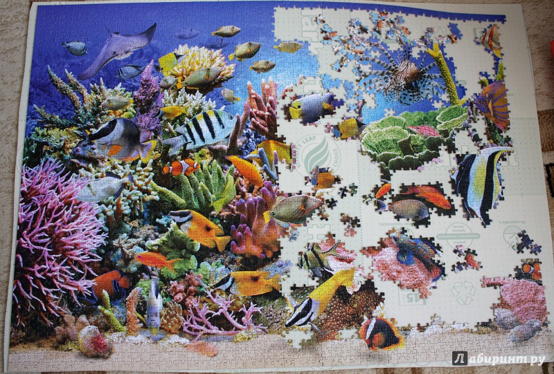 Иллюстрация 3 из 8 для Puzzle-4000 "Подводный мир" (С-400089) | Лабиринт - игрушки. Источник: Едалова  Анна Владимировна