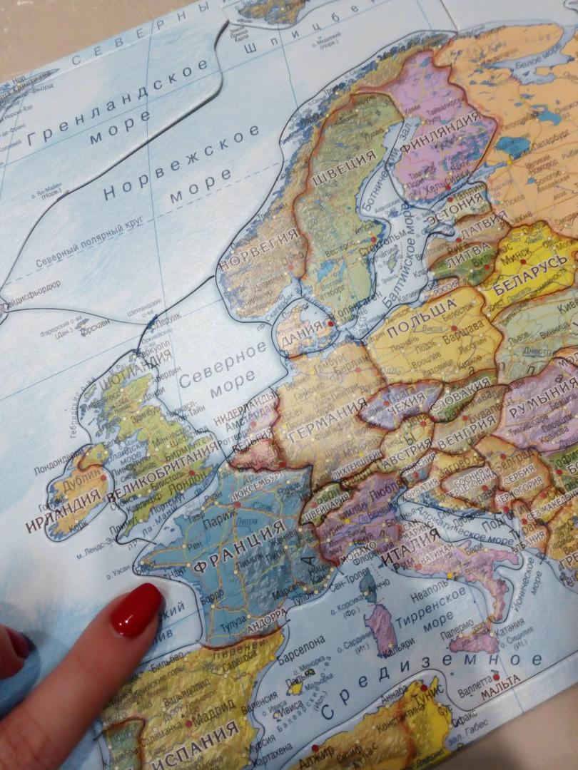 Иллюстрация 15 из 17 для Пазл географический "Карта Европы" (GT0720) | Лабиринт - игрушки. Источник: Чучалина  Елена
