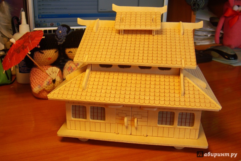 Иллюстрация 5 из 7 для Сборная модель "Домик самурая" (PH066) | Лабиринт - игрушки. Источник: Лий