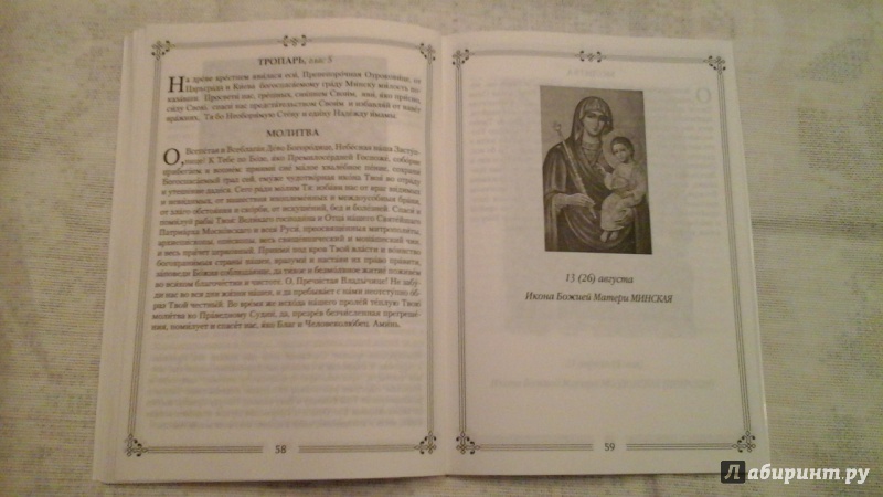 Иллюстрация 21 из 25 для Молитвы ко Пресвятой Богородице пред 45 чудотворными Ея иконами | Лабиринт - книги. Источник: Ксения  Ксения