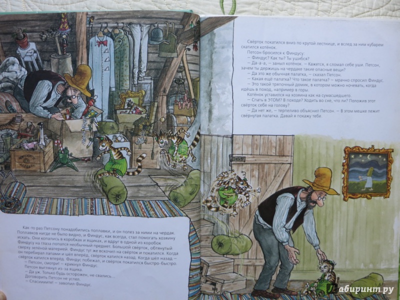 Иллюстрация 15 из 44 для Петсон идёт в поход - Свен Нурдквист | Лабиринт - книги. Источник: Юта