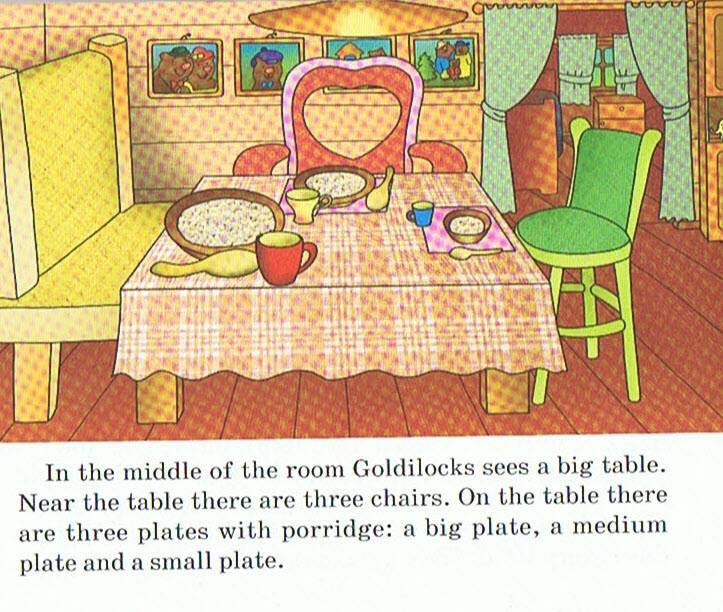 Иллюстрация 16 из 16 для Златовласка и три медведя | Лабиринт - книги. Источник: Большая Берта