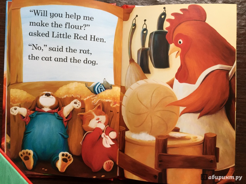 Иллюстрация 9 из 21 для Little Red Hen | Лабиринт - книги. Источник: Абра-кадабра