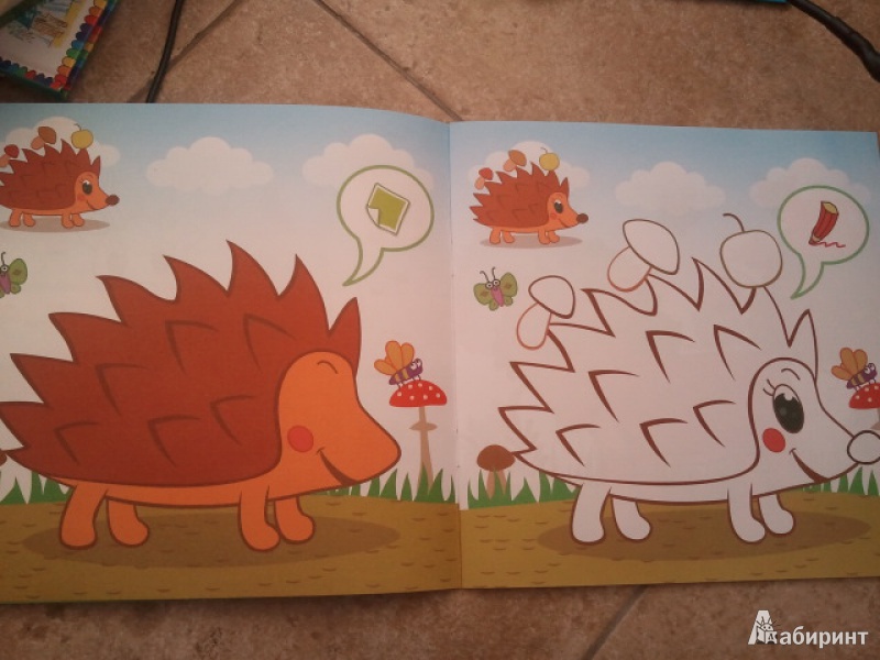 Иллюстрация 2 из 31 для Лесные зверюшки. Развивающая раскраска с наклейками | Лабиринт - книги. Источник: Julia Shilova