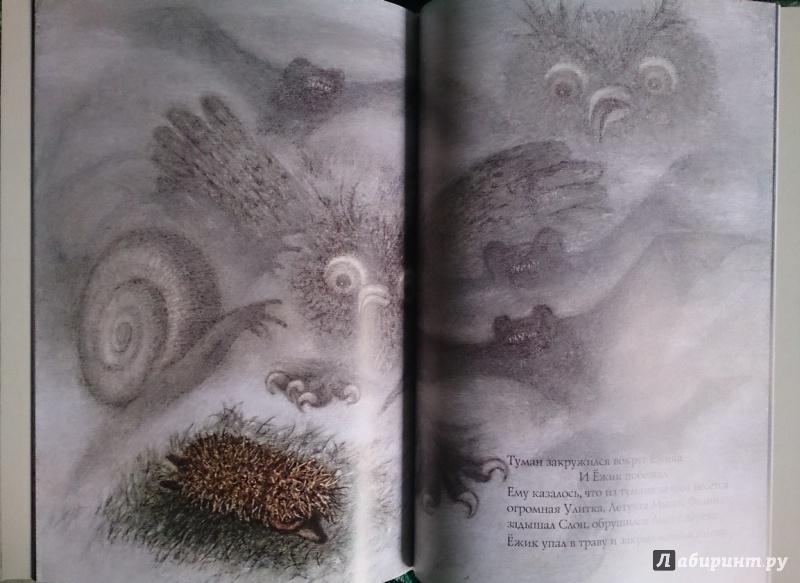 Иллюстрация 21 из 83 для Ежик в тумане - Козлов, Норштейн | Лабиринт - книги. Источник: Solen