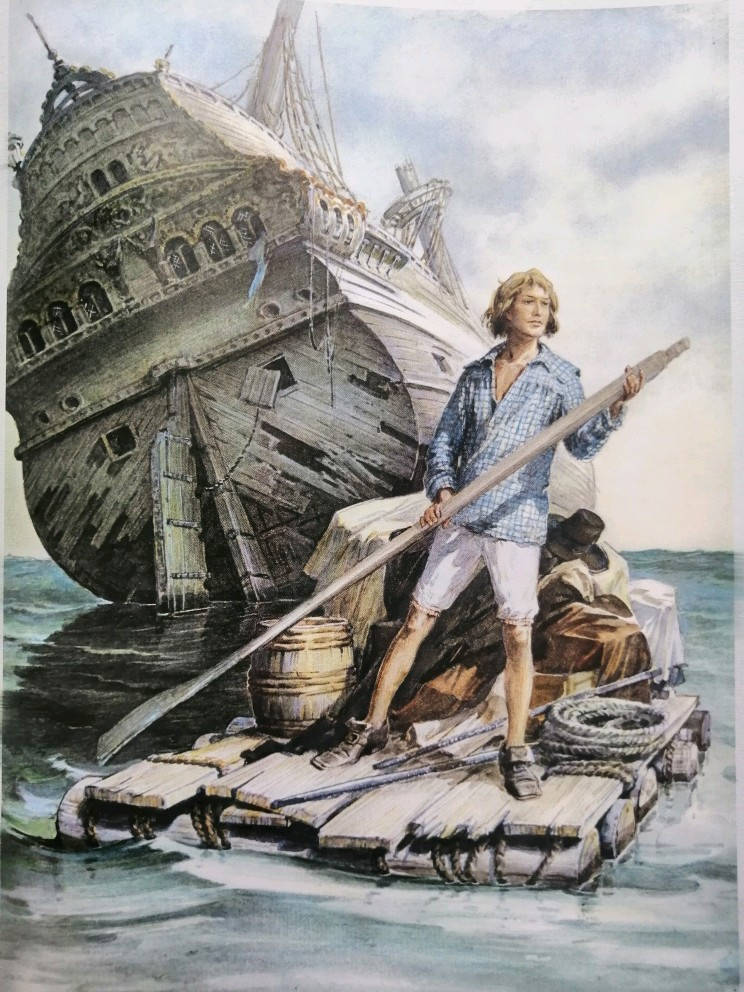 Иллюстрация 149 из 168 для Жизнь и удивительные приключения морехода Робинзона Крузо - Даниель Дефо | Лабиринт - книги. Источник: Ш  Елена