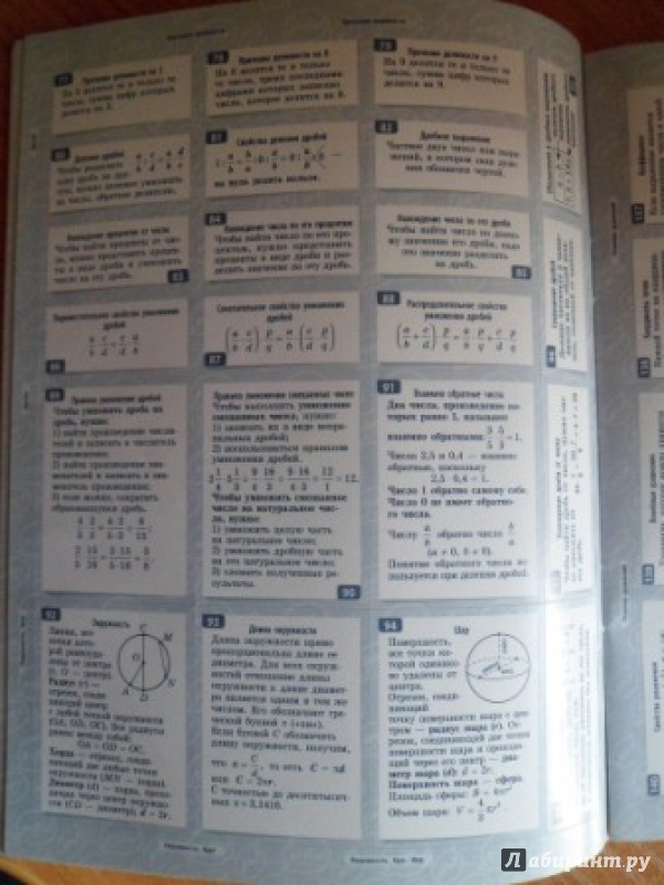 Иллюстрация 5 из 11 для Математика. 5-6 классы. Весь курс. 150 наклеек | Лабиринт - книги. Источник: Optimistka