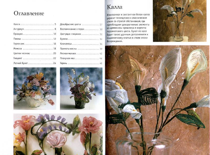 Иллюстрация 2 из 11 для Цветы и букеты из бисера - Донателла Чиотти | Лабиринт - книги. Источник: Росинка