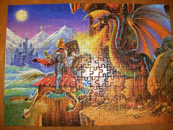 Иллюстрация 2 из 2 для Puzzle-260 "Битва с драконом" (B-26753) | Лабиринт - игрушки. Источник: Любовь
