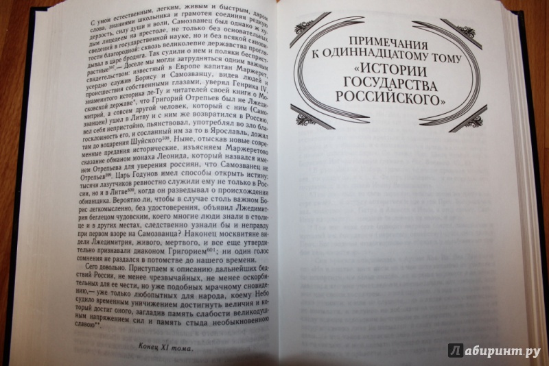 Иллюстрация 11 из 13 для Полное собрание сочинений в 18-ти томах. Том 11: История государства Российского - Николай Карамзин | Лабиринт - книги. Источник: marius7