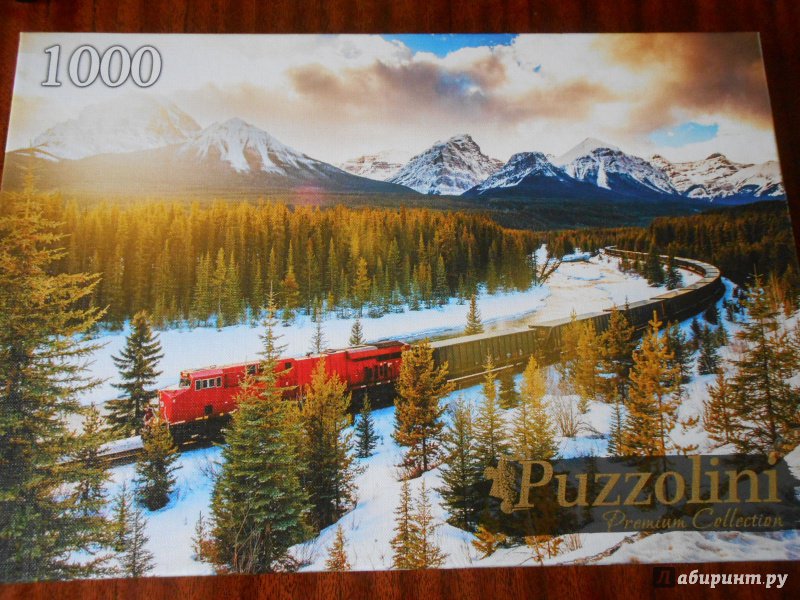 Иллюстрация 2 из 8 для Puzzle-1000 "Поезд в парке Банф" (GIPZ1000-7728) | Лабиринт - игрушки. Источник: Леан