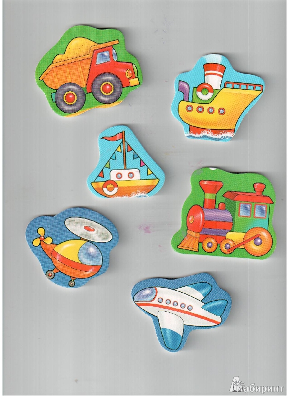 Иллюстрация 3 из 18 для Мягкие пазлы "Транспорт" (2219) | Лабиринт - игрушки. Источник: gabi