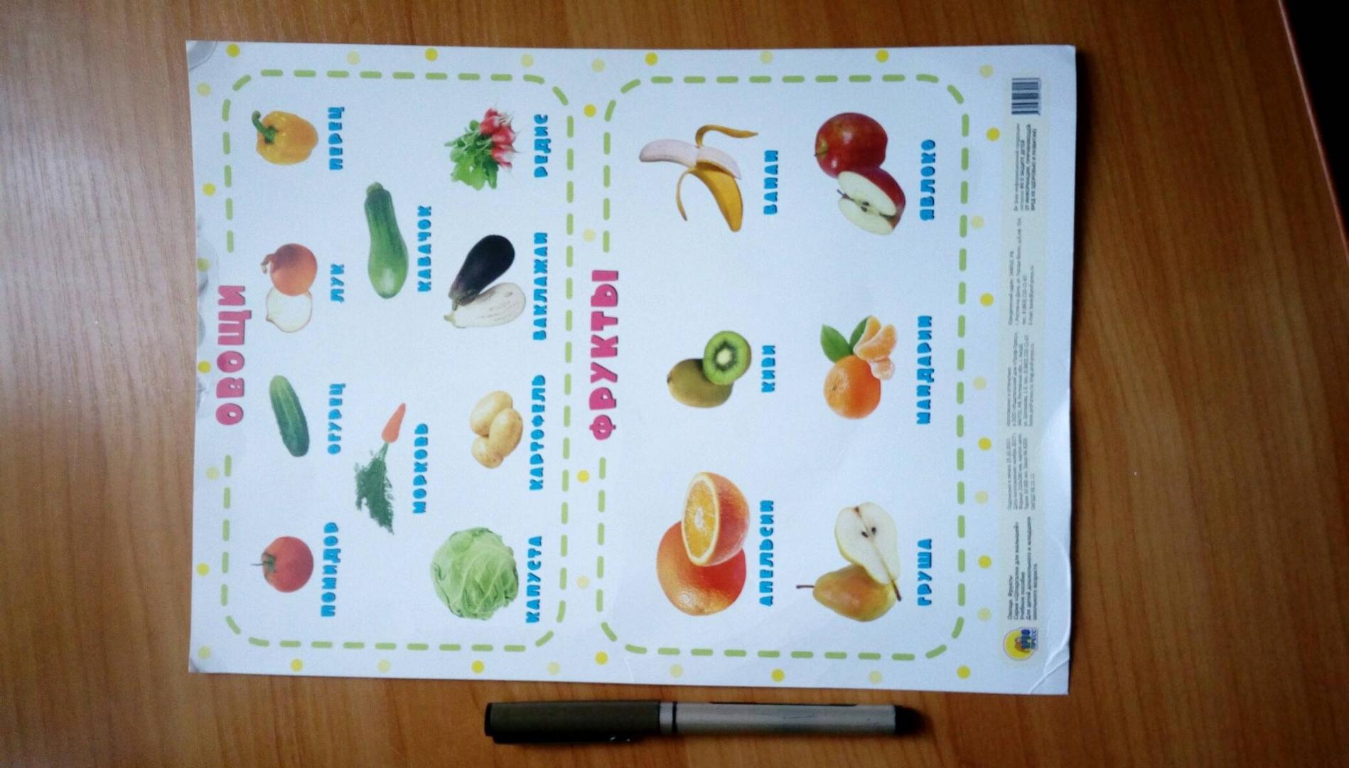 Иллюстрация 2 из 2 для Овощи и фрукты | Лабиринт - книги. Источник: Irina Vladimirovna