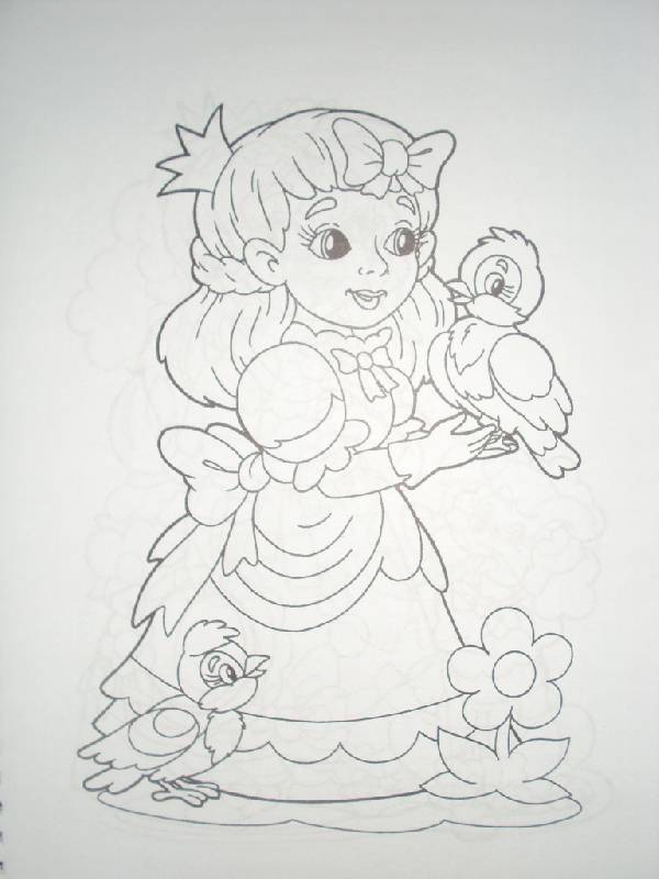 Иллюстрация 16 из 25 для Большая раскраска "Для маленьких принцесс" | Лабиринт - книги. Источник: Неравнодушная