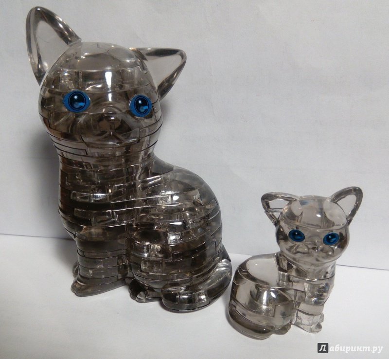 Иллюстрация 5 из 23 для 3D головоломка "Кошка серебристая" (90126) | Лабиринт - игрушки. Источник: Чагина  Юлия Анатольевна