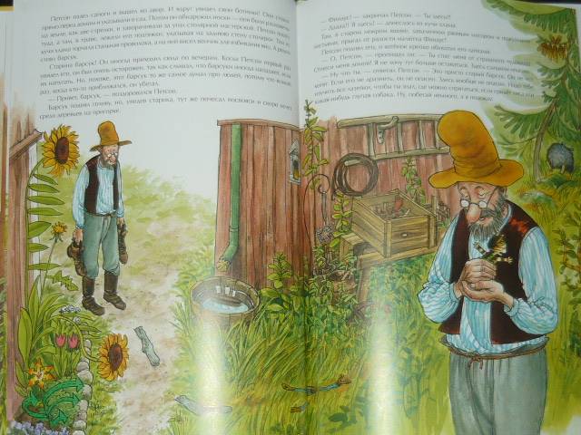 Иллюстрация 26 из 29 для История о том, как Финдус потерялся, когда был маленький - Свен Нурдквист | Лабиринт - книги. Источник: Ромашка:-)