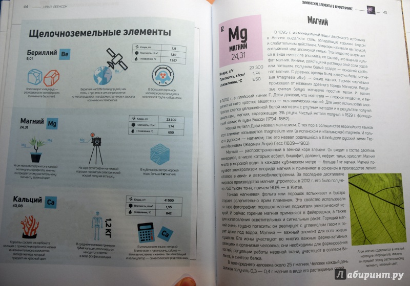 Иллюстрация 45 из 50 для Химические элементы в инфографике - Илья Леенсон | Лабиринт - книги. Источник: JusikP