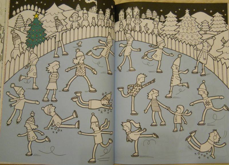 Иллюстрация 20 из 20 для Большая книга Новогодних раскрасок и рисунков - Фиона Уотт | Лабиринт - книги. Источник: lemour