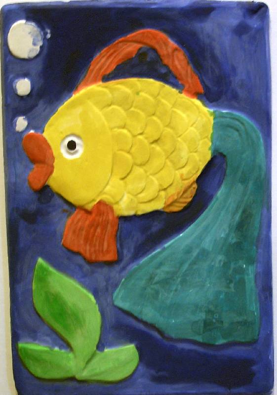 Иллюстрация 6 из 9 для Ваятель. Набор для создания объемных барельефов "Рыбка" (707012) | Лабиринт - игрушки. Источник: Люся