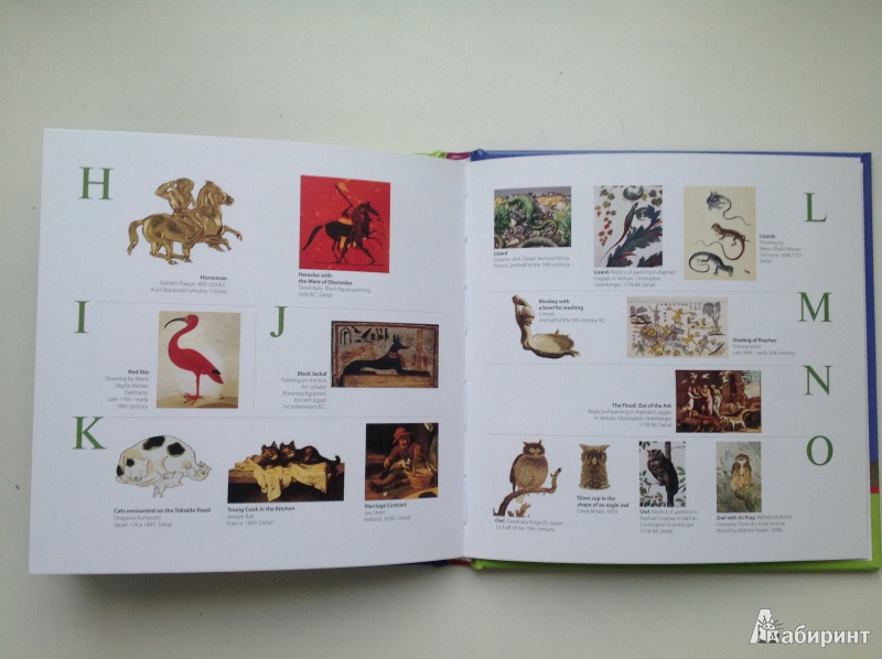 Иллюстрация 20 из 26 для Animal ABC Book. From The State Hermitage Museum Collection | Лабиринт - книги. Источник: La Neonato