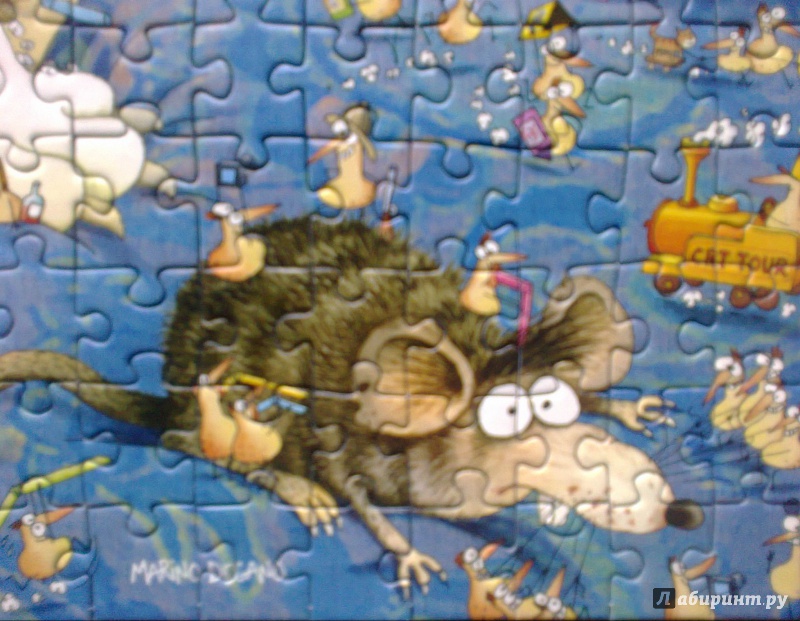 Иллюстрация 10 из 21 для Puzzle-1000. Кошачья жизнь | Лабиринт - игрушки. Источник: Mousse
