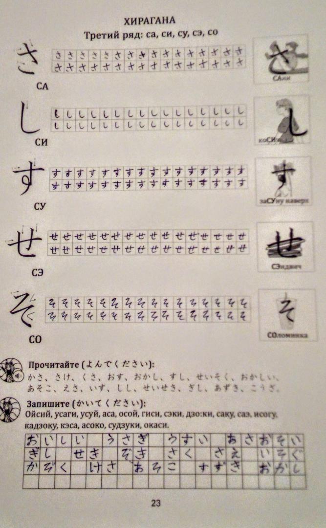 Иллюстрация 66 из 204 для Японская азбука. Учебное пособие - Анна Буландо | Лабиринт - книги. Источник: Лабиринт