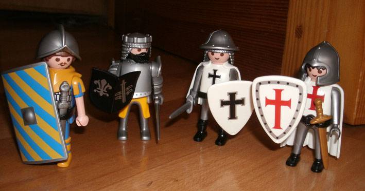 Иллюстрация 6 из 10 для Двойной набор "Французский рыцарь и крестоносец" (5825) | Лабиринт - игрушки. Источник: Ёжик