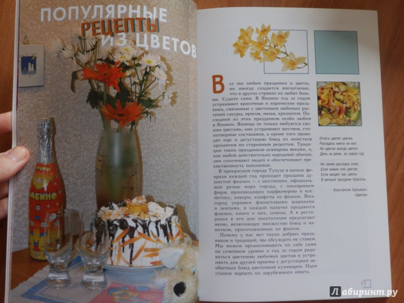 Иллюстрация 7 из 8 для Мировые шедевры цветочной кулинарии - Маргарита Левинских | Лабиринт - книги. Источник: товарищ маузер