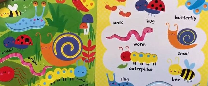 Иллюстрация 5 из 9 для Baby's Very First Play Book: Animal Words (board) - Fiona Watt | Лабиринт - книги. Источник: u.p