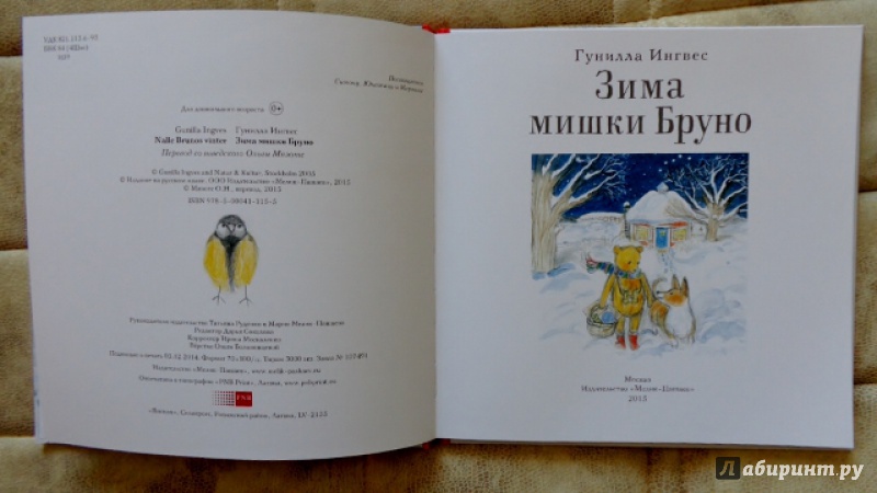 Иллюстрация 14 из 54 для Зима мишки Бруно - Гунилла Ингвес | Лабиринт - книги. Источник: Матти Суоми