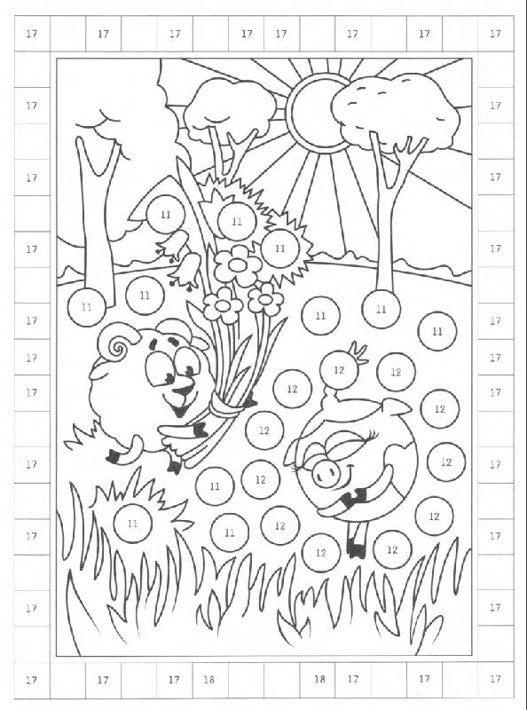 Иллюстрация 10 из 11 для Мозаика "Смешарики на пикнике" (№ 0706, 0607) | Лабиринт - книги. Источник: Ляпина  Ольга Станиславовна