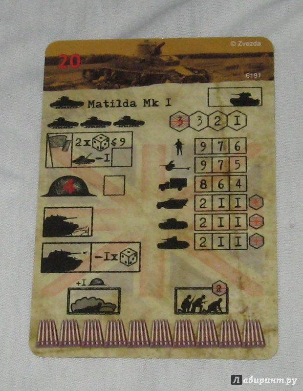 Иллюстрация 8 из 8 для Британский танк Матильда Mk-1 (6191) | Лабиринт - игрушки. Источник: Лабиринт