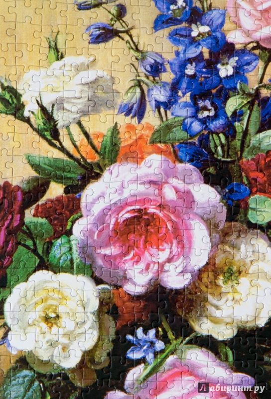 Иллюстрация 4 из 4 для Puzzle 1000, "Розы в вазе" (C-102617) | Лабиринт - игрушки. Источник: DogMeat