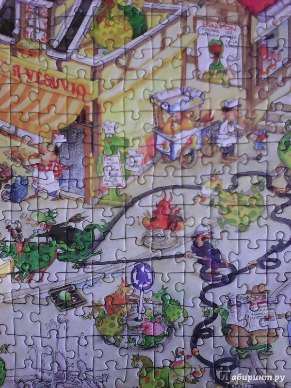 Иллюстрация 13 из 21 для Puzzle-1000 "Город драконов, Marino Degano" (29406) | Лабиринт - игрушки. Источник: Мороз  Ирина Ивановна