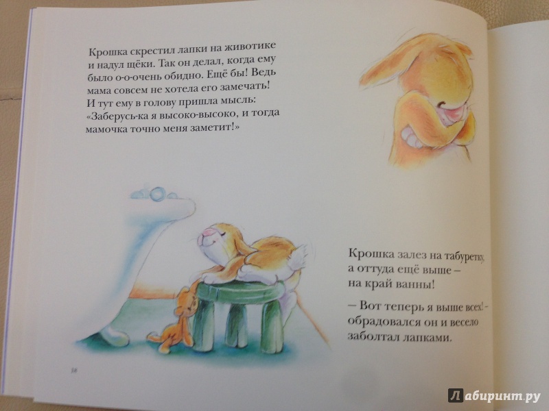 Иллюстрация 18 из 28 для Кролик идёт купаться! - Джейн Джонсон | Лабиринт - книги. Источник: antonnnn