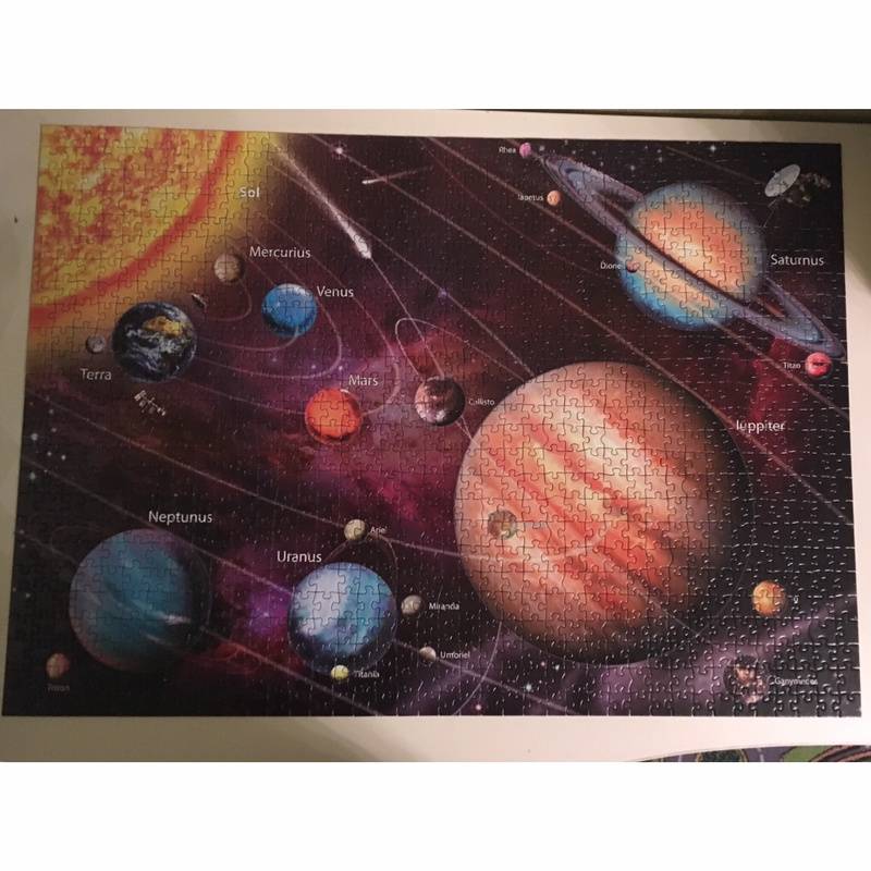 Иллюстрация 16 из 19 для Пазл-1000 "Солнечная система" (неон) (14461) | Лабиринт - игрушки. Источник: Никитина  Юлия