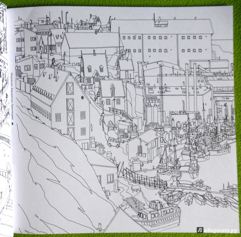 Иллюстрация 46 из 67 для Удивительные города. Раскраска-путешествие по местам, реальным и выдуманным - Стив Макдональд | Лабиринт - книги. Источник: reader*s