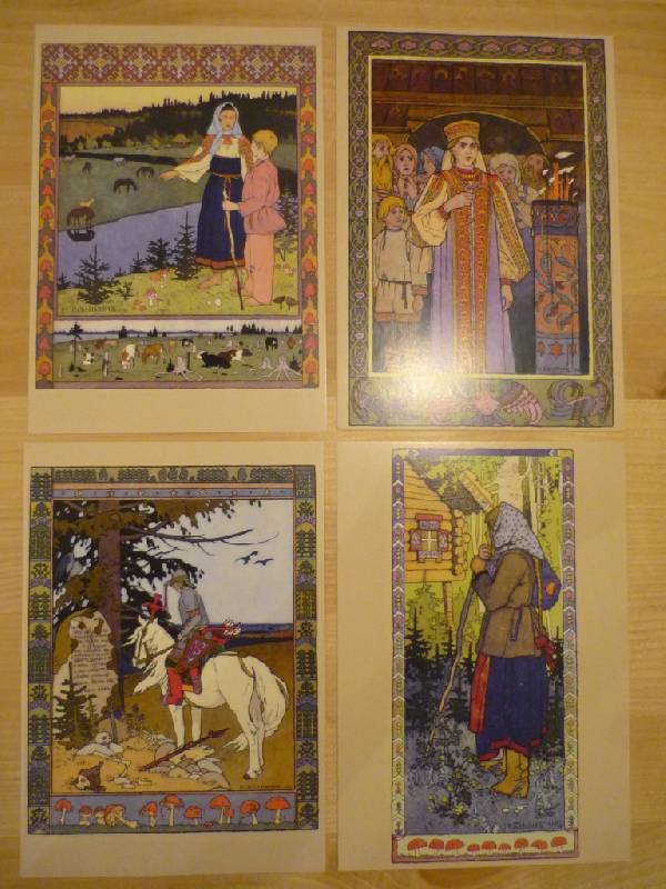 Иллюстрация 9 из 25 для Русские народные сказки. Набор открыток | Лабиринт - сувениры. Источник: Owl