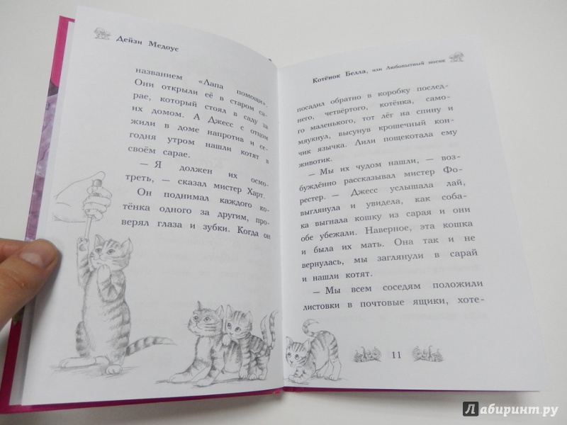 Иллюстрация 22 из 51 для Котёнок Белла, или Любопытный носик - Дейзи Медоус | Лабиринт - книги. Источник: dbyyb