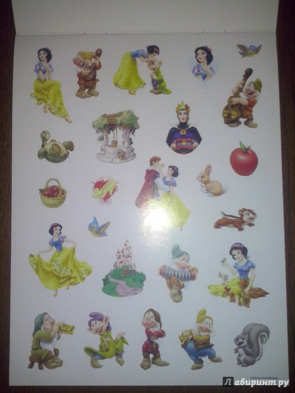 Иллюстрация 7 из 9 для 100 наклеек "Disney. Принцессы" | Лабиринт - книги. Источник: Олюсик