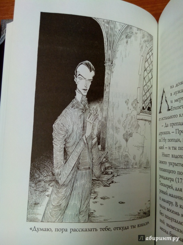 Иллюстрация 39 из 90 для История с кладбищем - Нил Гейман | Лабиринт - книги. Источник: Кактус