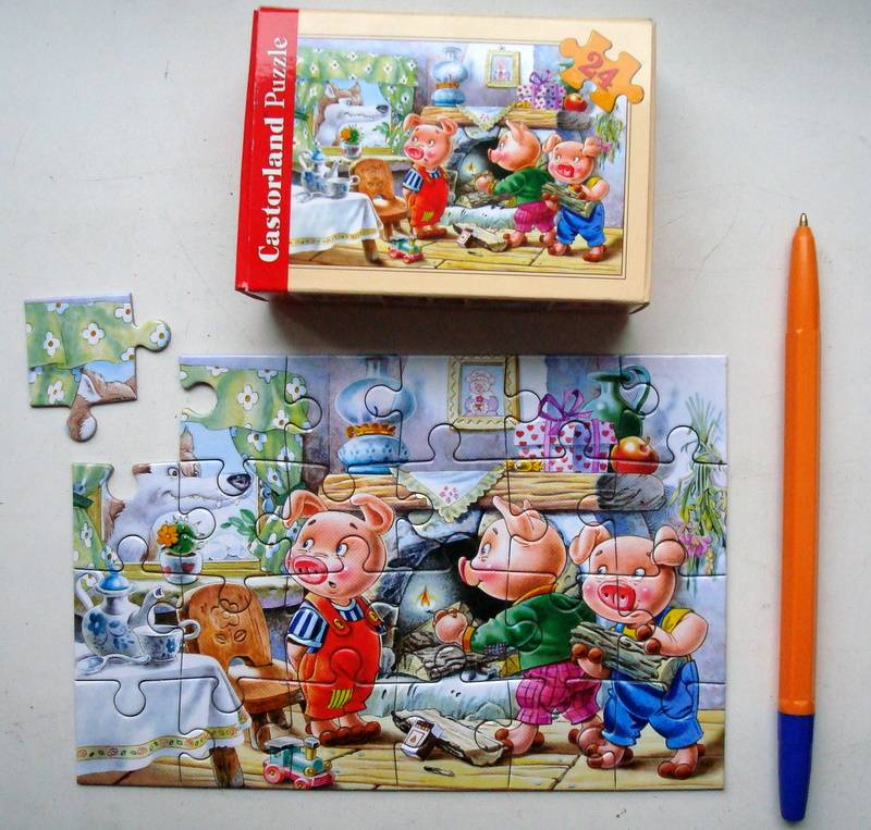 Иллюстрация 19 из 20 для Puzzle-24. MINI. Сказки (А-02405-В) | Лабиринт - игрушки. Источник: Бривух