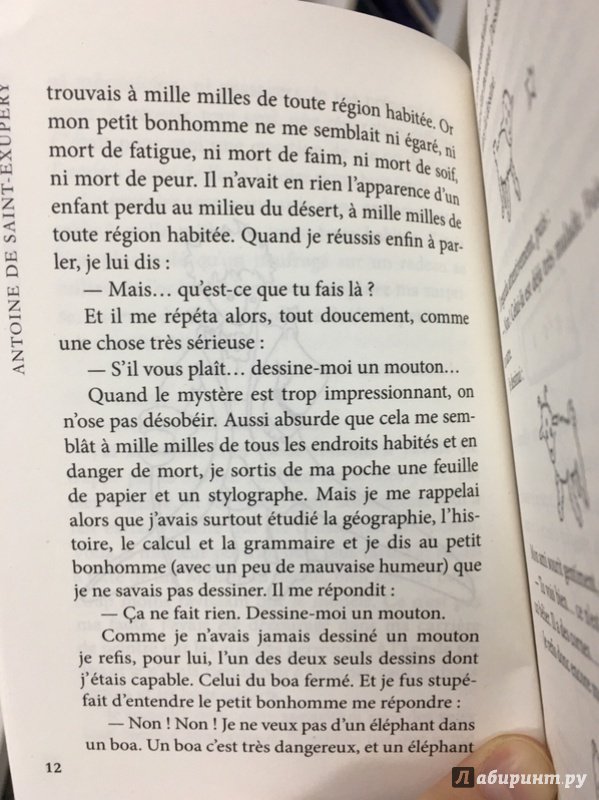 Иллюстрация 18 из 25 для Le Petit Prince. Vol De Nuit - Антуан Сент-Экзюпери | Лабиринт - книги. Источник: Lina