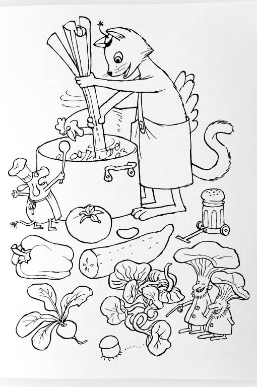 Иллюстрация 9 из 15 для Петсон и Финдус. Раскраска | Лабиринт - книги. Источник: Е-Катерина